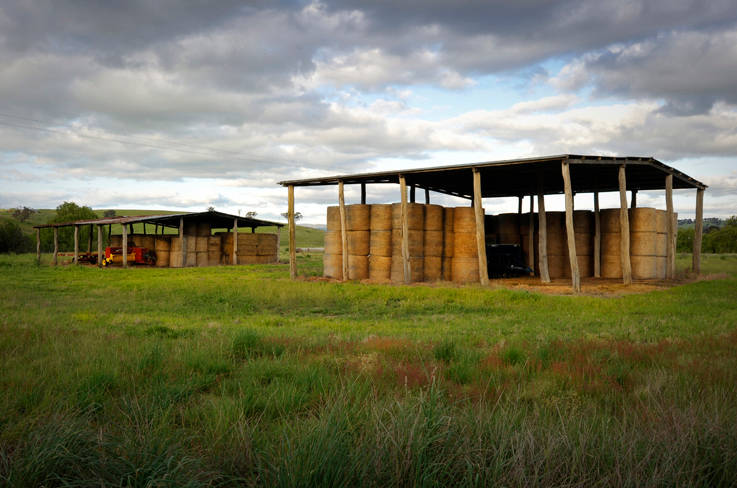 Haysheds at the Lagoon