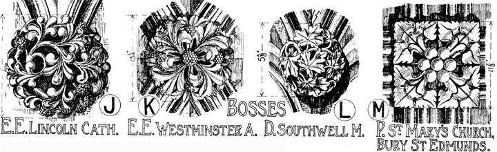 English Gothic Ornament — Bosses. | Gothic, Graphic design, Graphic