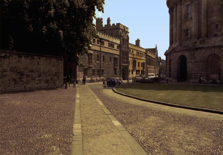 The Entrance to Brasenose College, the Radcliffe Camera on the left