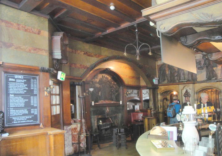The Interior Of The Black Friar Pub