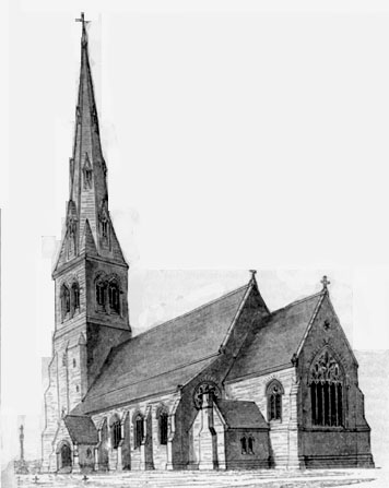 La iglesia de San Oswald, Liverpool,