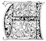 Loftie's decorated initial A