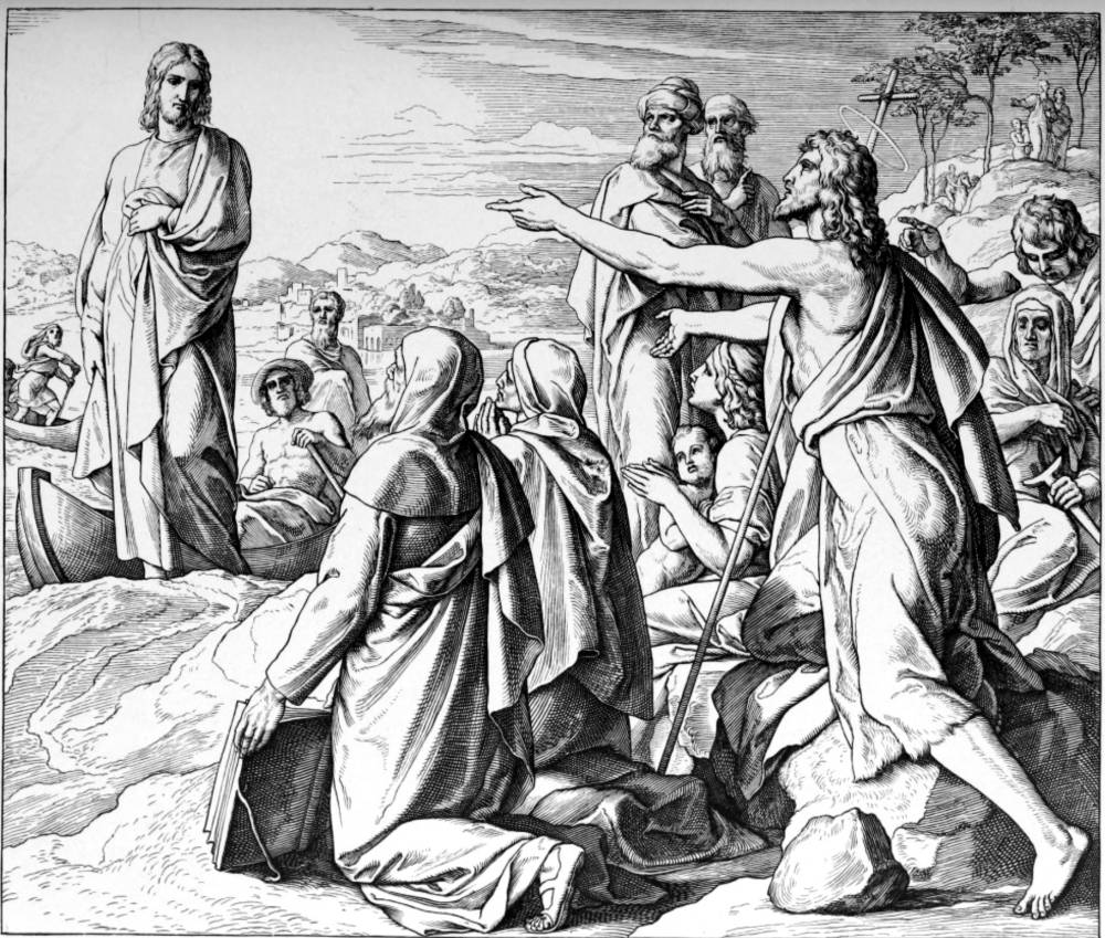 “John the Baptist’s Testimony for Christ” by Julius Schnorr von