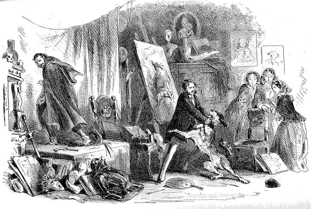 Instinct Stronger than Training by Phiz (Hablot K. Browne) from Dickens's Little Dorrit, Book the Second,