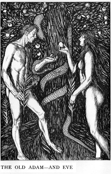 The Old Adam and Eve  —  Frontispiece to Volume II