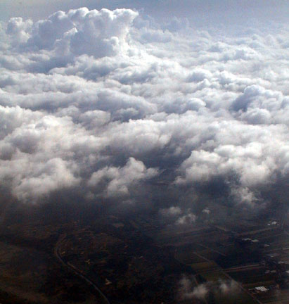 Clouds on the Way to Venice from Vienna