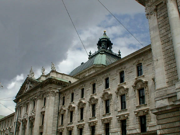 Clouds over the Palace in Munich