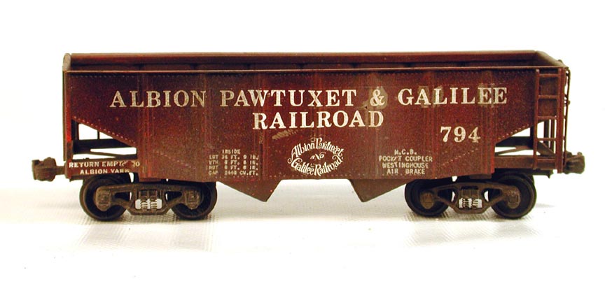 Modern maroon hopper