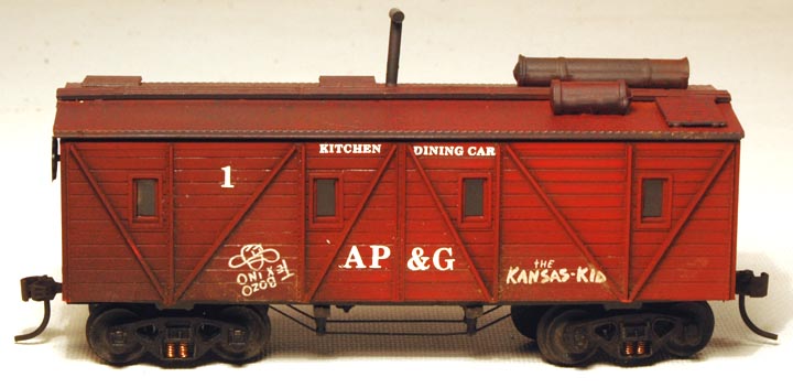 Kitbashed Kitchen and Dining   Car