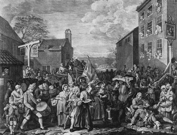 William Hogarth, The March to Finchley