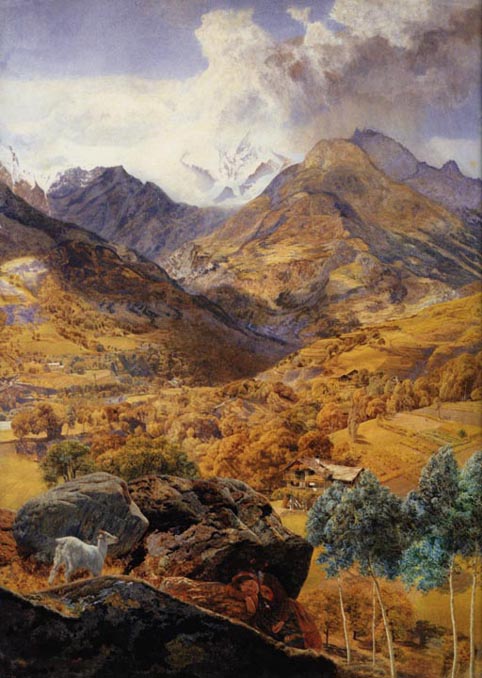 Val d'Aosta by John Brett ARA (1830-1902)