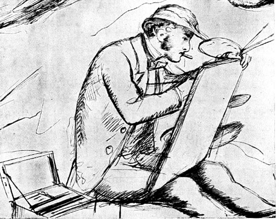 William Millais en el trabajo
