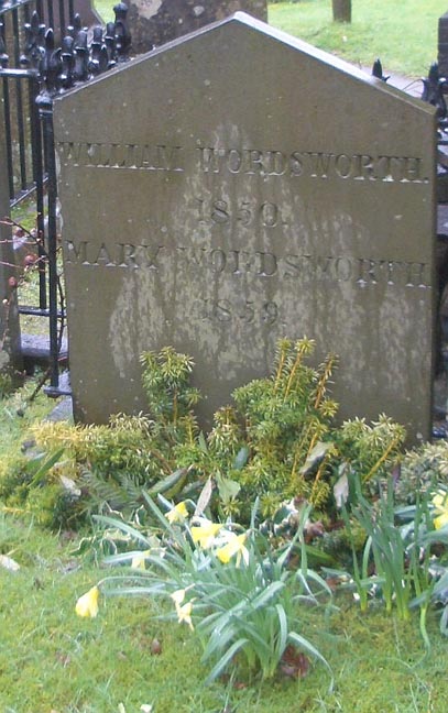 William and Mary Wordsworth Grave