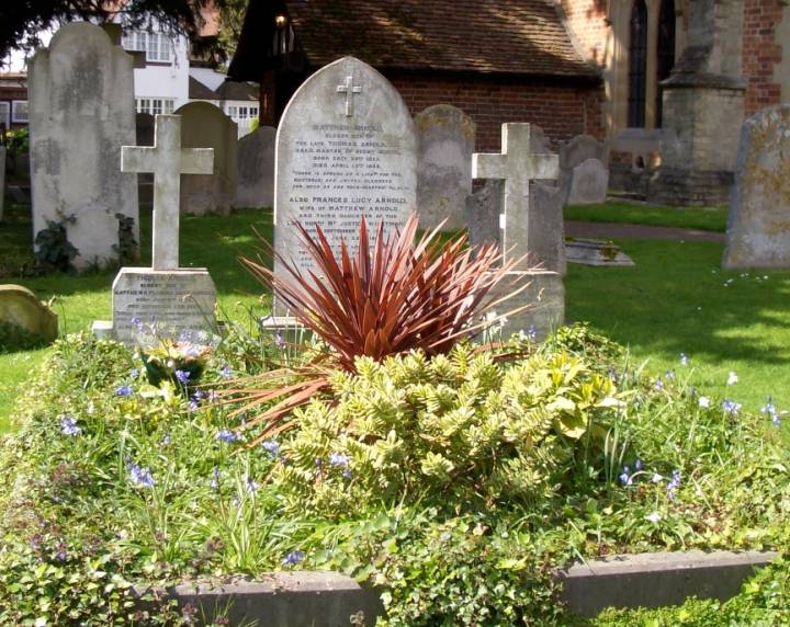 Matthew Arnold's family grave at All Saints, Laleham