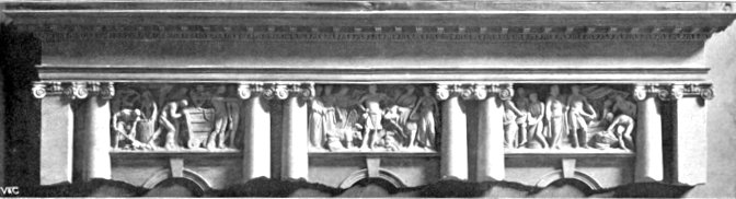 Sketch Design of Frieze, Midlothian Court Buildings by William Birnie Rhind, RSA, 1873-1933