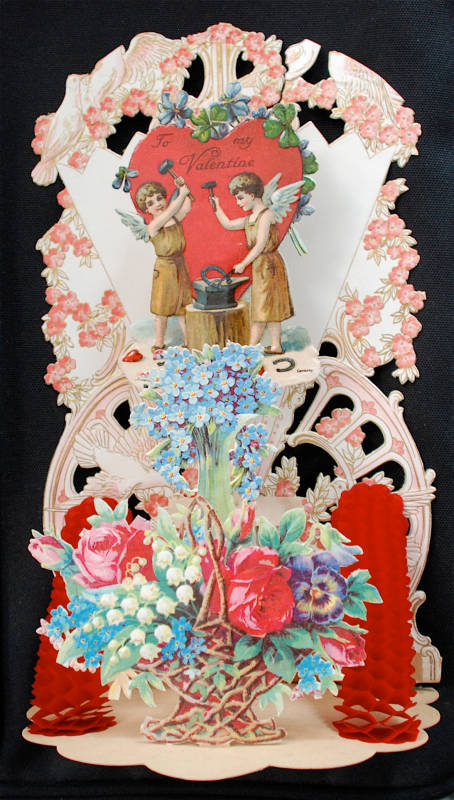 Mid-nineteenth-century pop-up Valentine
