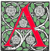 decorated initial 'A'