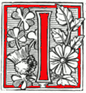 decorated initial 'I'