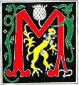 Decorated initial M