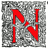 decorative initial 'N'