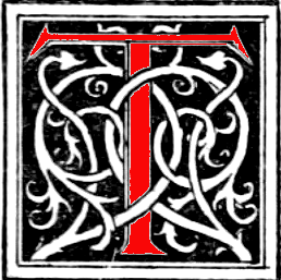 decorated initial 'T'