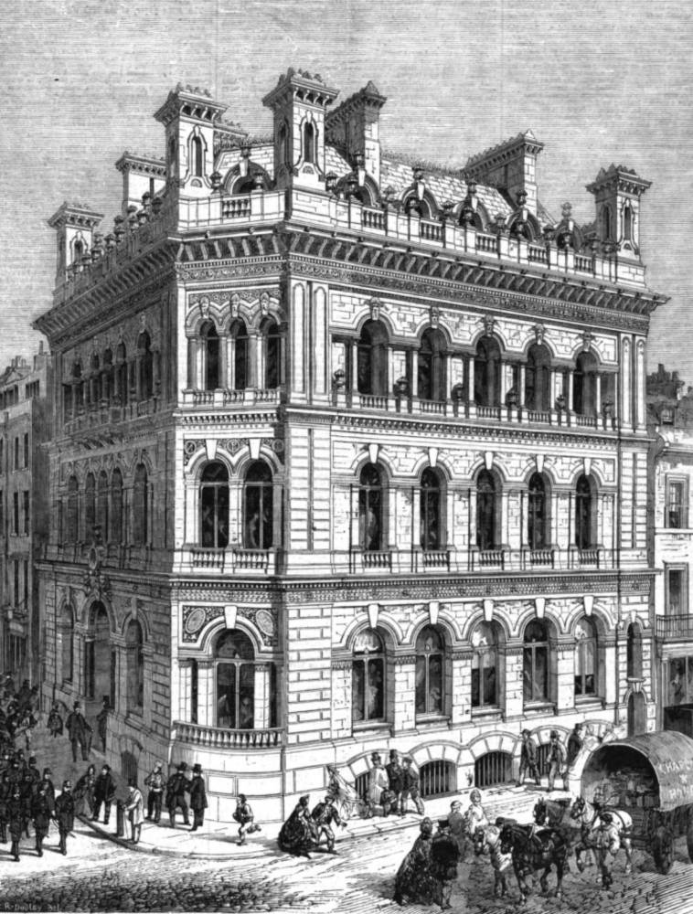 New Offices of the National Provident Institution, Eastcheap