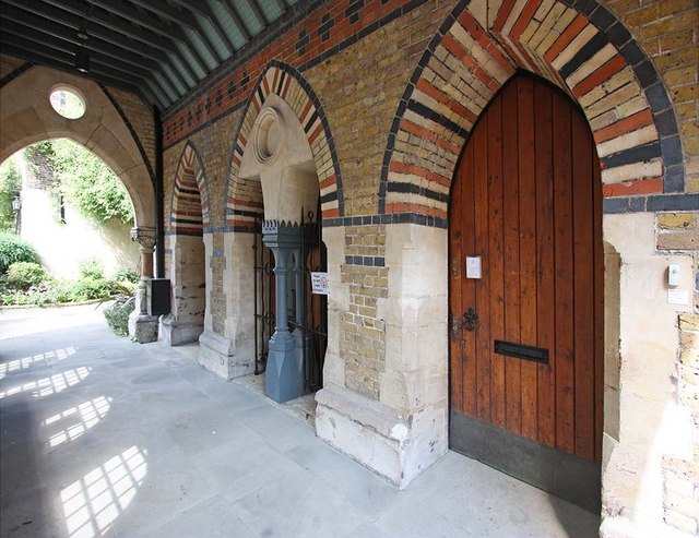 Inside the long porch