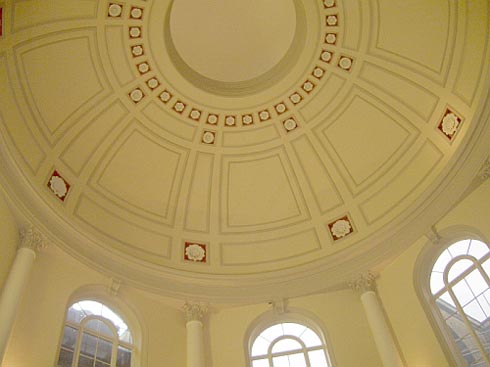 Domed ceiling of the Flaxman Gallery in the Wilkins Building