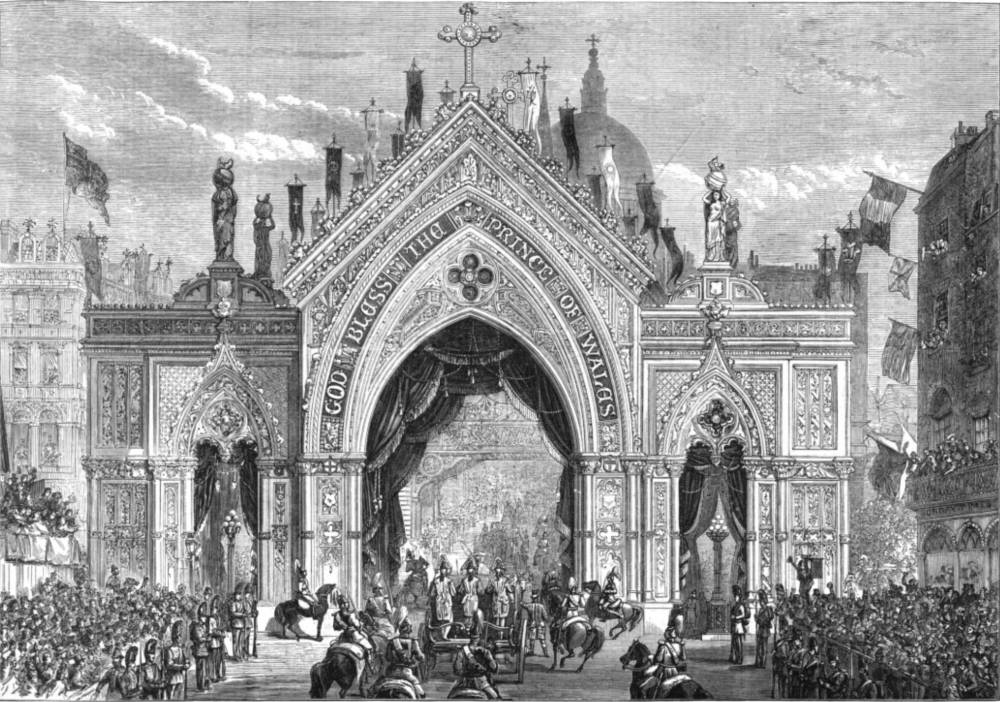 The Triumphal Arch at Ludgate Circus