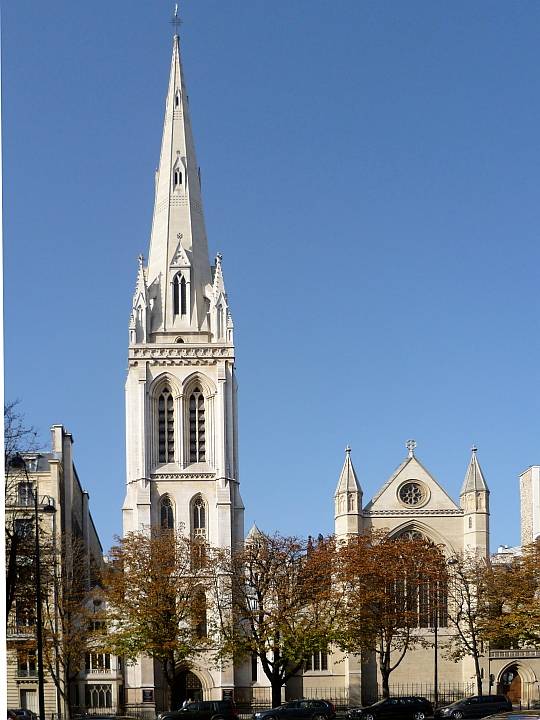 The American Cathedral in Paris, by G. E. Street
