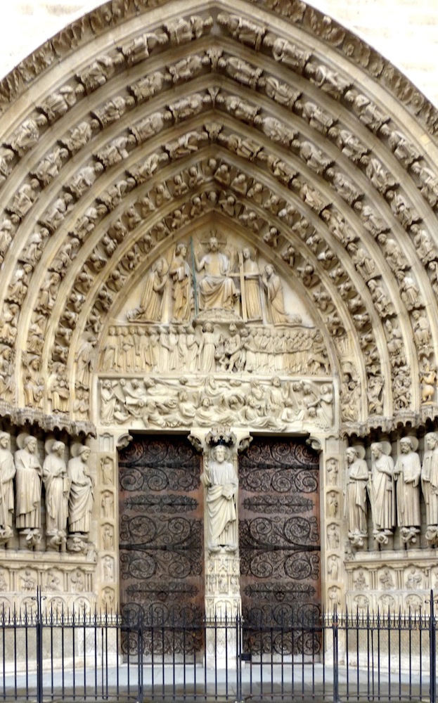 The central portal, of the Last Judgement