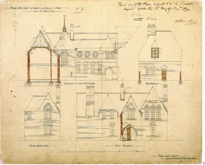  Architectural Drawings for the Red House by Philip Speakman Webb