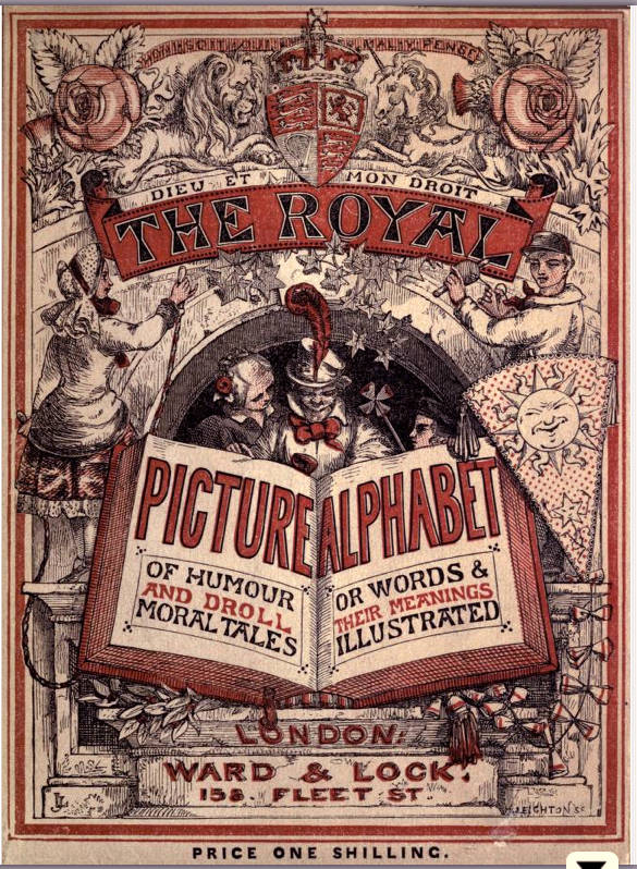 Cover Design, The Royal Picture Alphabet, designed by John Leighton