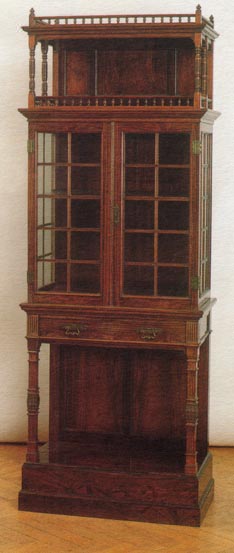 Queen Anne-style Display Cabinet
