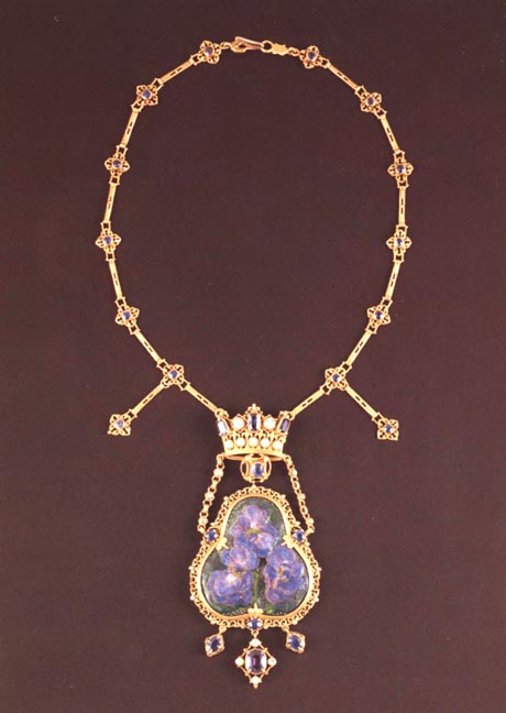 Necklace and Pendant by Nelson and Edith Dawson, 1859-1942