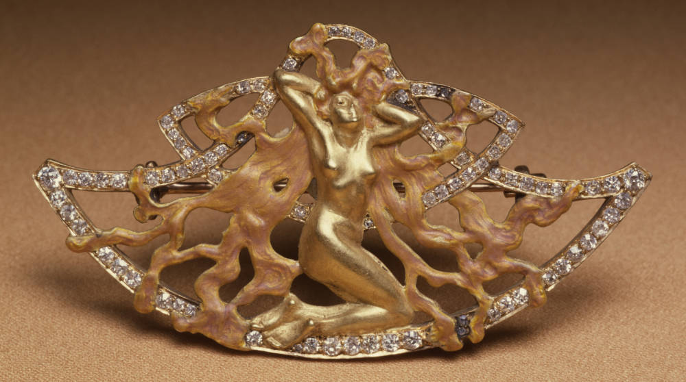 Brooch with Nude