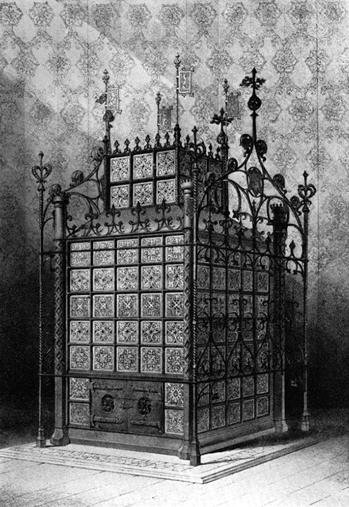 Gothic-style Metal Stove