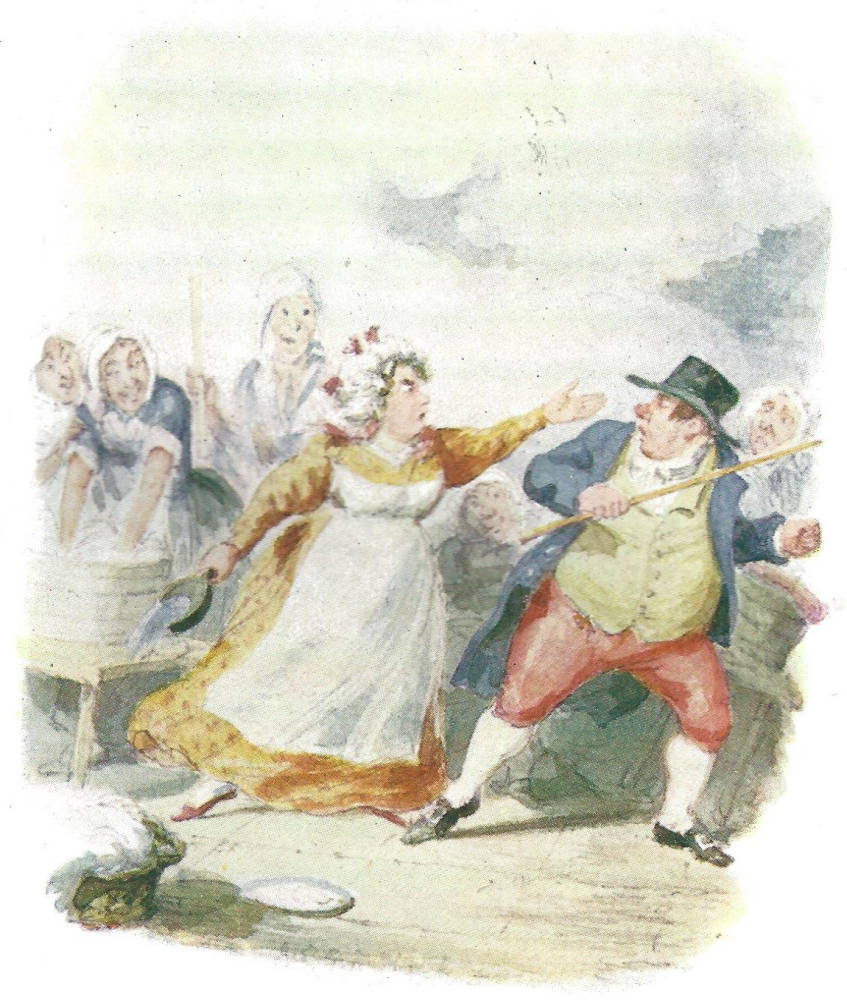 Mr. Bumble degraded in the eyes of the Paupers