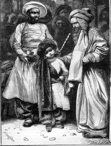 Agib and the Eunuch with Bedreddin Hassan