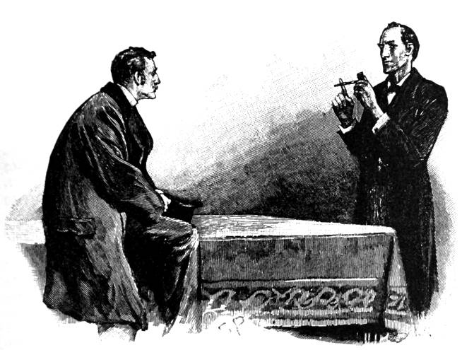 He examined them minutely