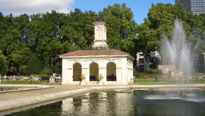 The Italian Garden in Kensington Gardens