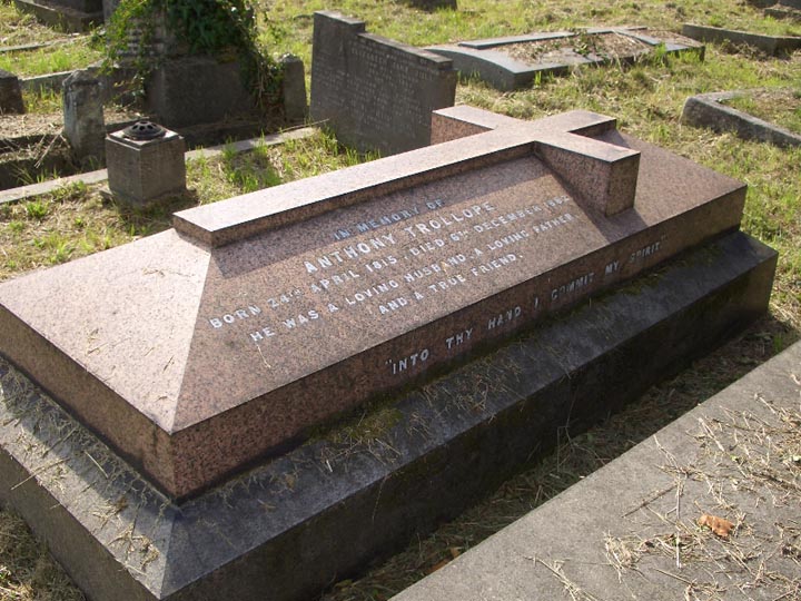 The The Grave of Anthony Trollope (1815-1882), Kensal Green Cemetery, London