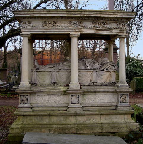 The Tomb of William Mulready, Kensal Green Cemetery, London