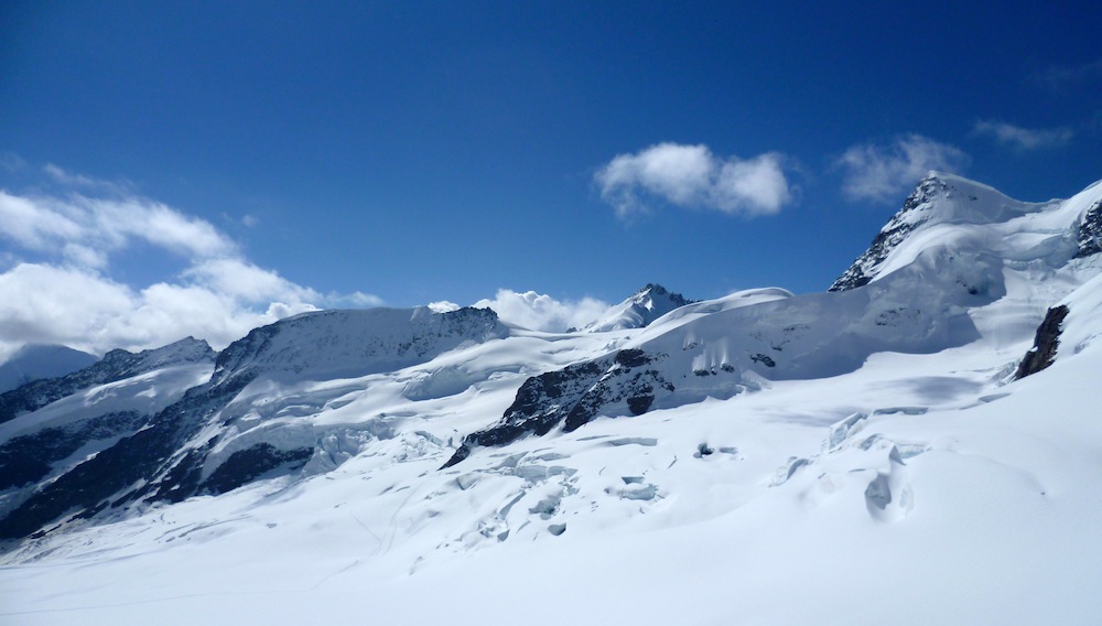 Peaks from the Jungfrau