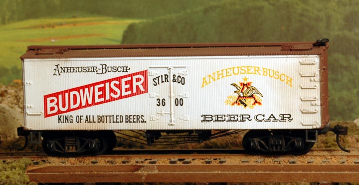 Budweiser Oldtime Trussrod Refridgerator Car