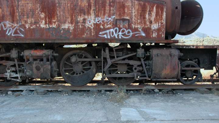 2-10-0 Compound Tank Engine set aside for preservation, Pocinho, Portugal