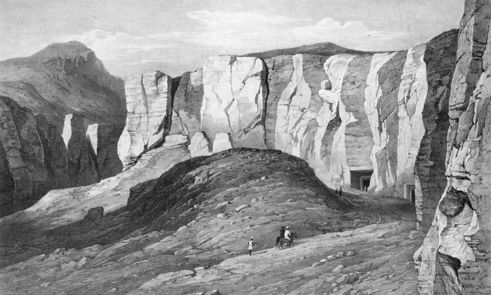 Approach to the Tombs of the Kings at Thebes