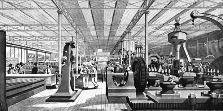 Machinery Section at the Great Exhibition of 1851