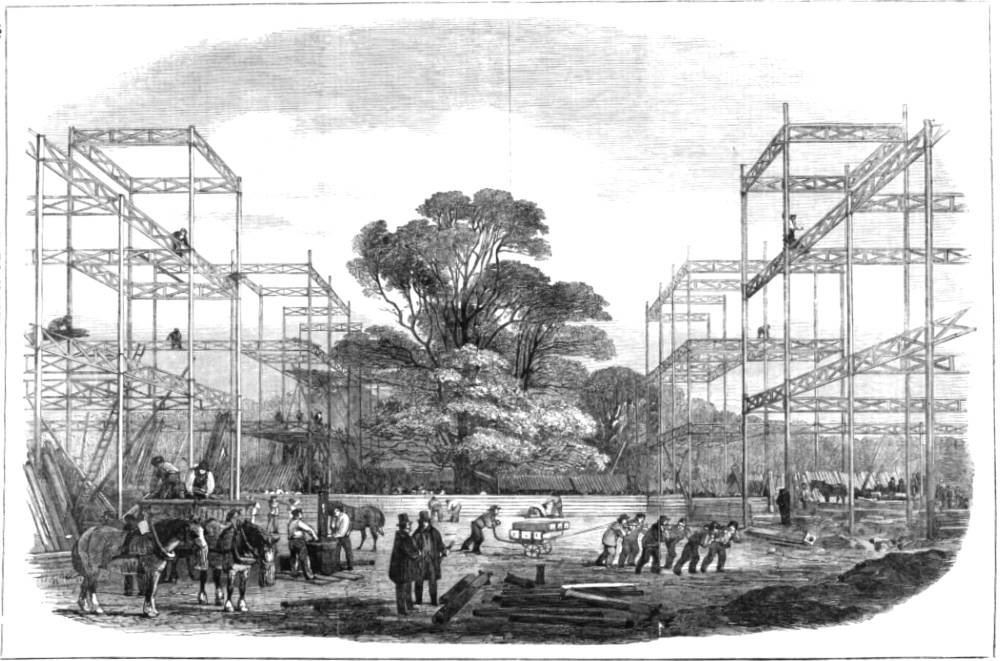 The Building in Hyde Park for the Great Exhibition of 1851 — The Transept