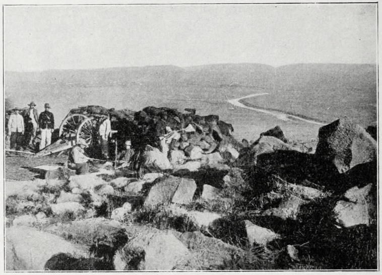 Boer Artillery in Action at Colenso